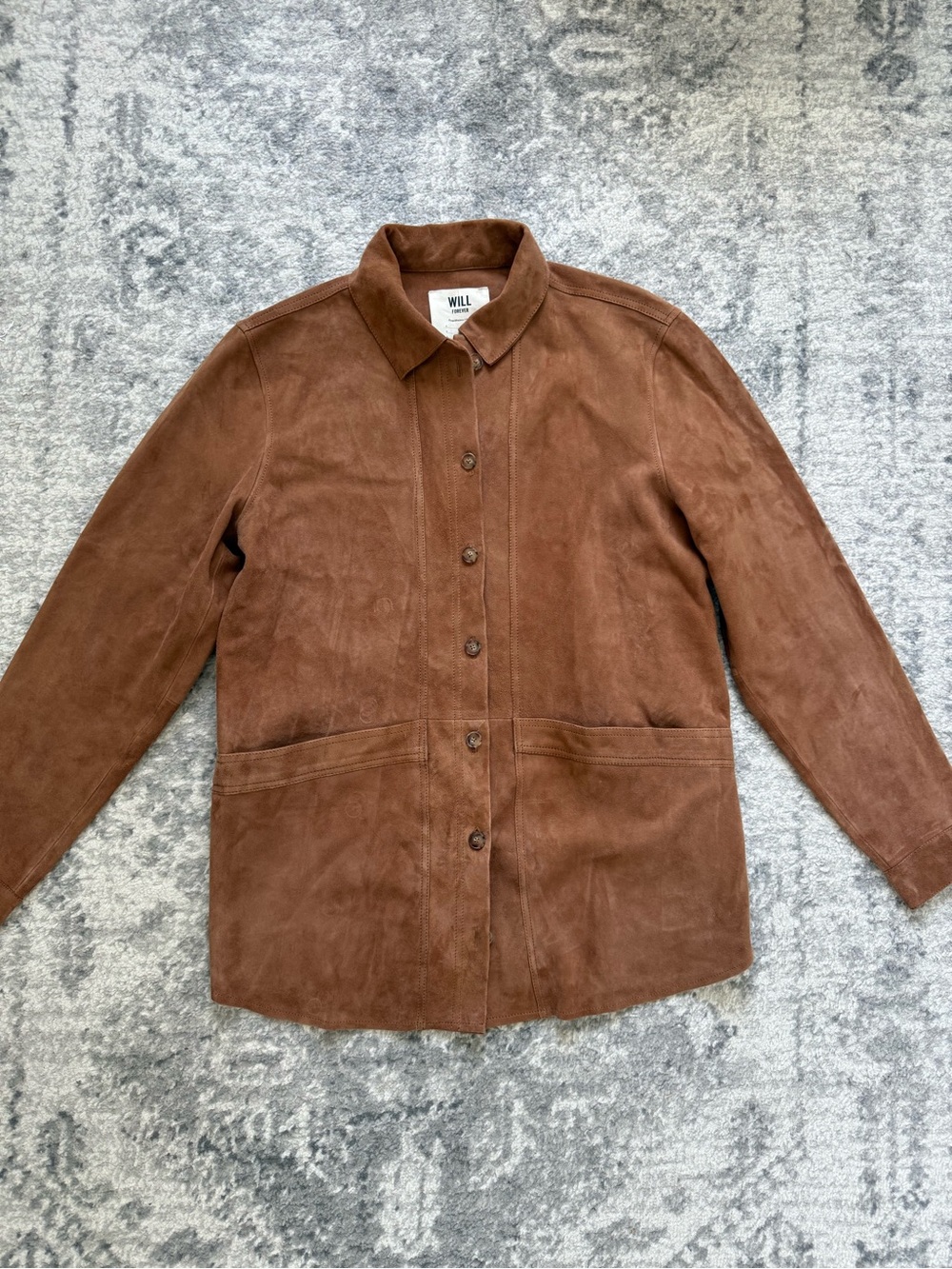 NWOT - Sezane Will Jacket (Camel Suede) - Picture 5 of 7